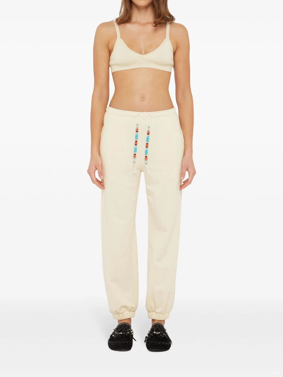 Affordable tapered Alanui bead-embellished Women trousers 0716